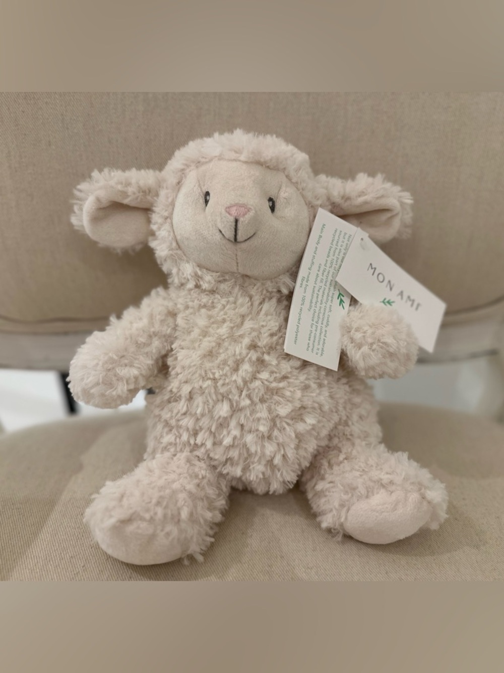 NWT Mon Ami Curly Lamb Plush